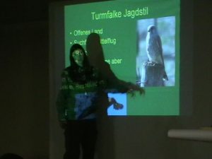 Präsentation über Greifvogelkunde und Beizjagd