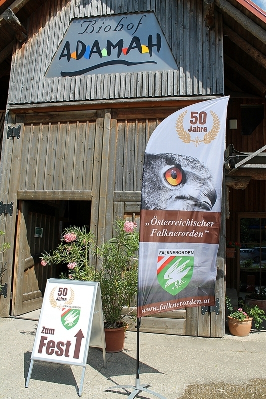 Jubiläumsfeier des österreichischen Falknerordens am Biohof Adamah