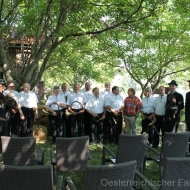 Gruppenfoto nach der Feldmesse