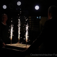 Präsentation der Jubiläumstorte