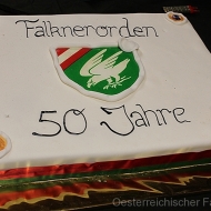 Die Geburtstagstorte für den österreichischen Falknerorden