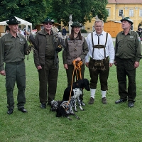 Der österreichische Falknerorden bei der Feier 750 Jahre Marchegg