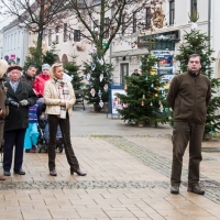 Begrüßung durch den Jagdherrn