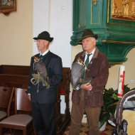 Falkner während der Messe
