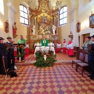 Falkner während der Messe