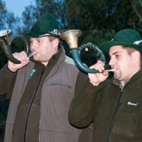 Die Falknerjagdhornbläser...